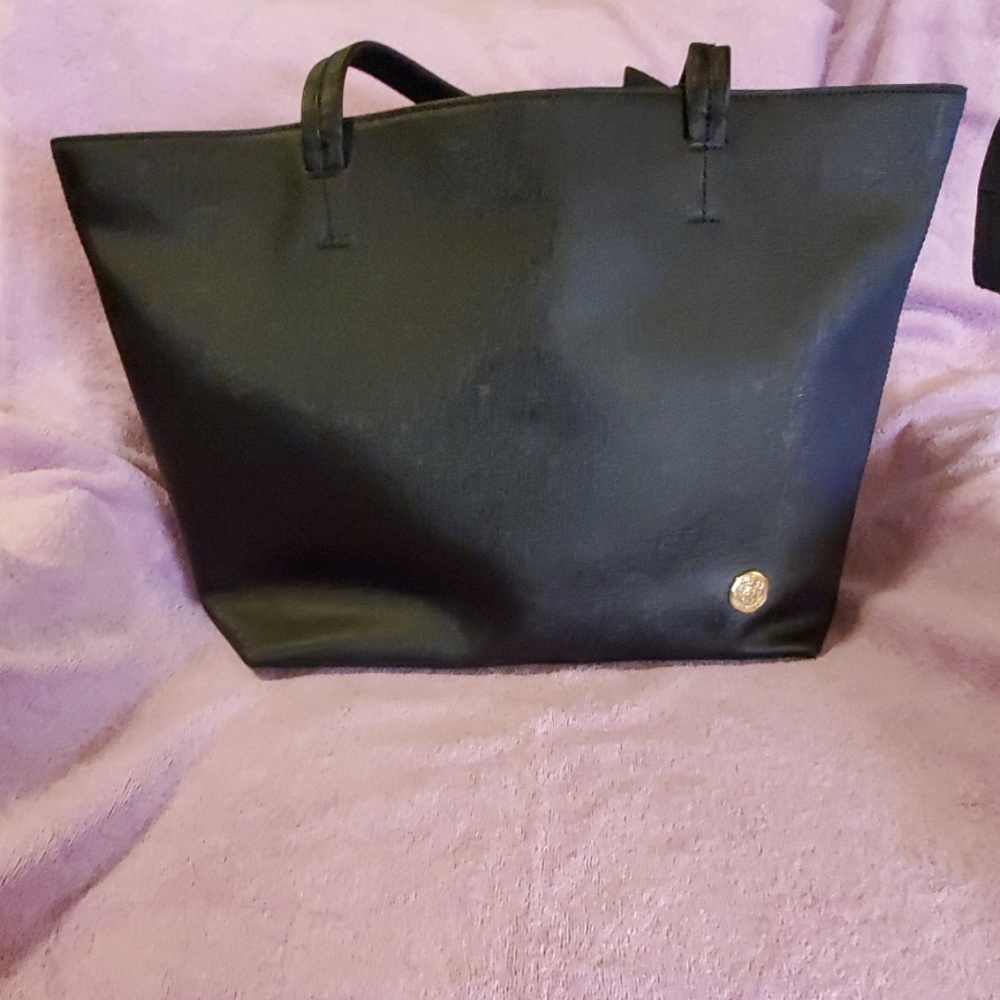 Vince Camuto Black Leather Shoulder Bag